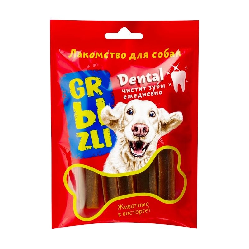 Лакомство для собак, GRЫZLI, 15 шт., 150 г