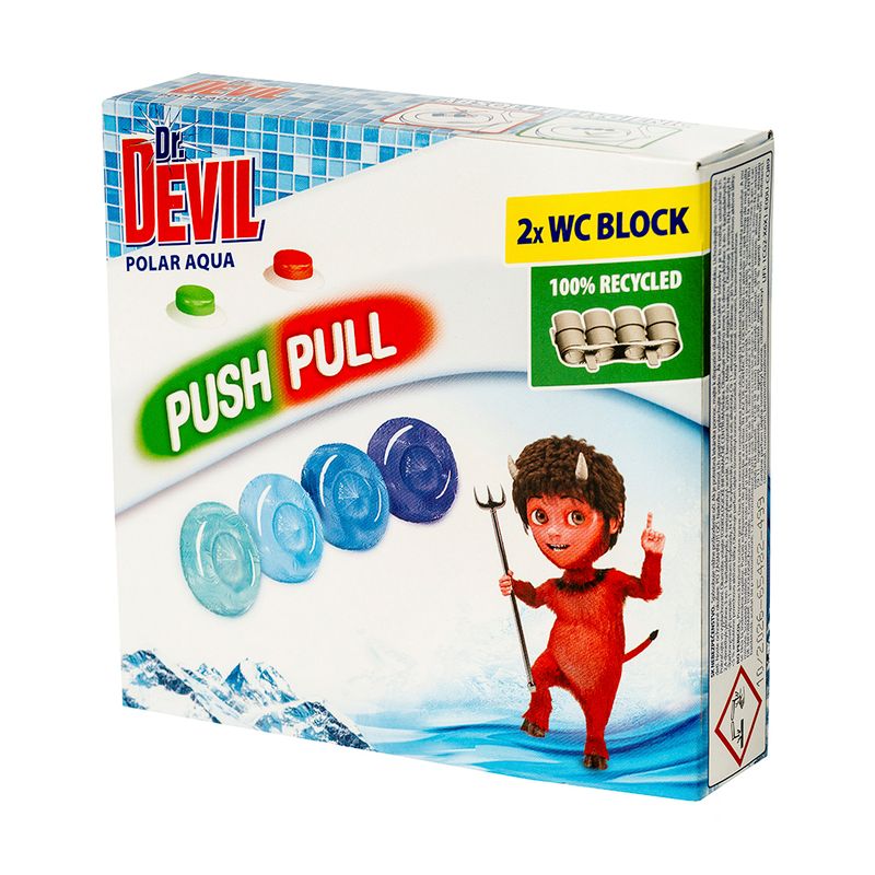 Самоклеящиеся гелевые диски Wc, Push Pull Gel, 2x20 г