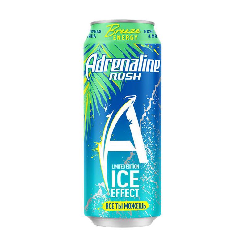 Напиток энергетический "Ice Effect", Adrenaline Rush, 0,449 л