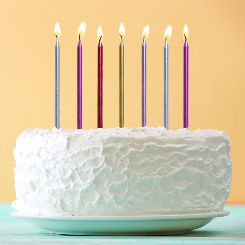 Набор свечей для торта, Party, с подставками, 10 шт.