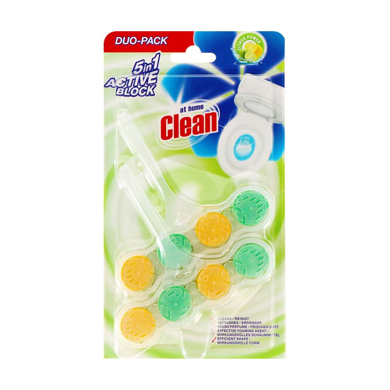 Туалетный блок, At Home Clean, 2х45 г, в ассортименте