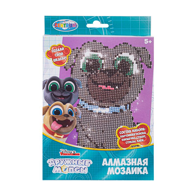 Картинка из алмазной мозаики, 20х15 см, в ассортименте