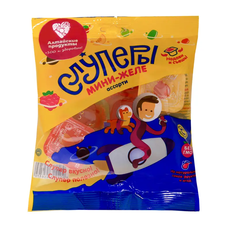 Мини-желе "Слуперы", Алтайские продукты, ассорти, 170 г