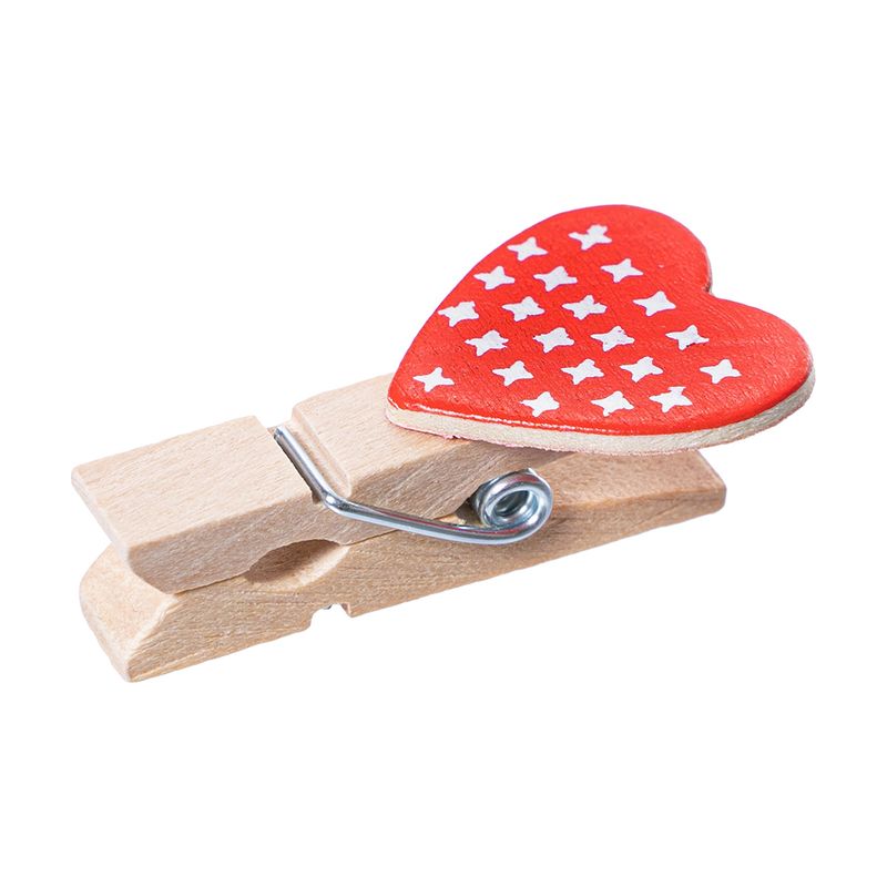 Клипсы декоративные "Сердца", With Love, 10 шт., в ассортименте