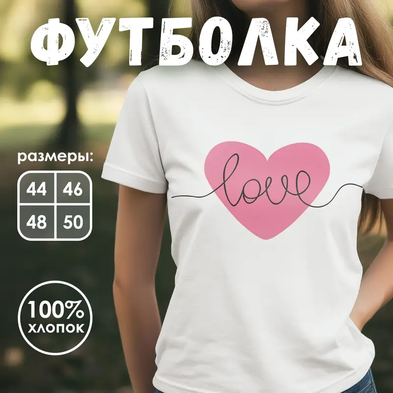 Футболка женская, в ассортименте