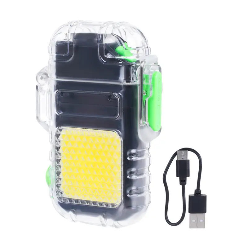 Фонарик-зажигалка на аккумуляторной батарее с кабелем USB, FLARX, в ассортименте