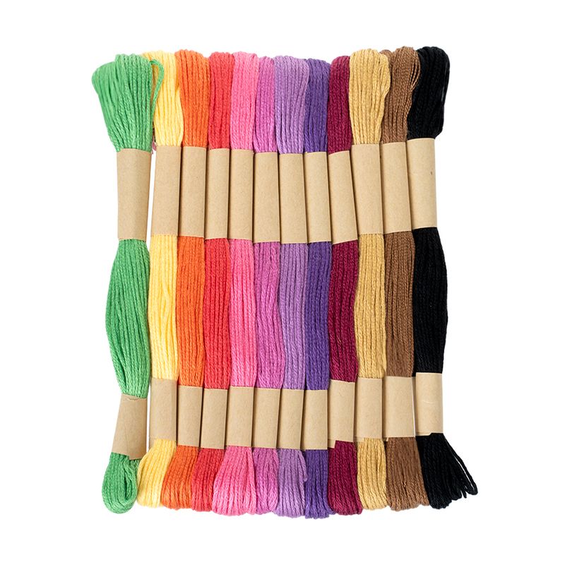 Нитки для вышивания, Hand Made Club, 12 шт., в ассортименте