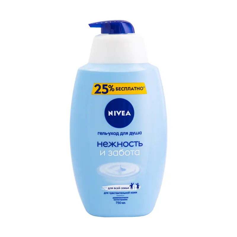 Гель для душа, Nivea, 750 мл, в ассортименте