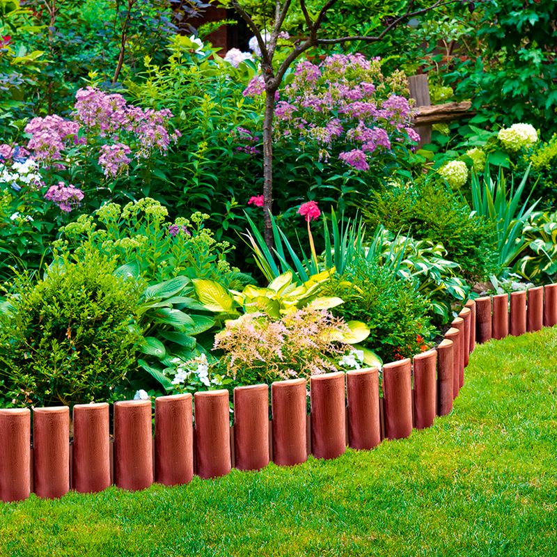 Заборчик пластиковый садовый, Greenart, 3 шт.