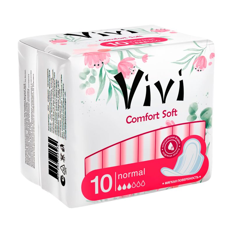 Прокладки "Comfort Dry", VIVI, 10 шт., в ассортименте