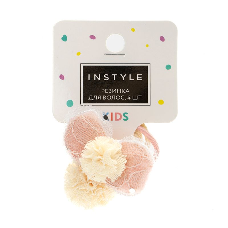 Резинка для волос, INSTYLE, 4 шт., в ассортименте