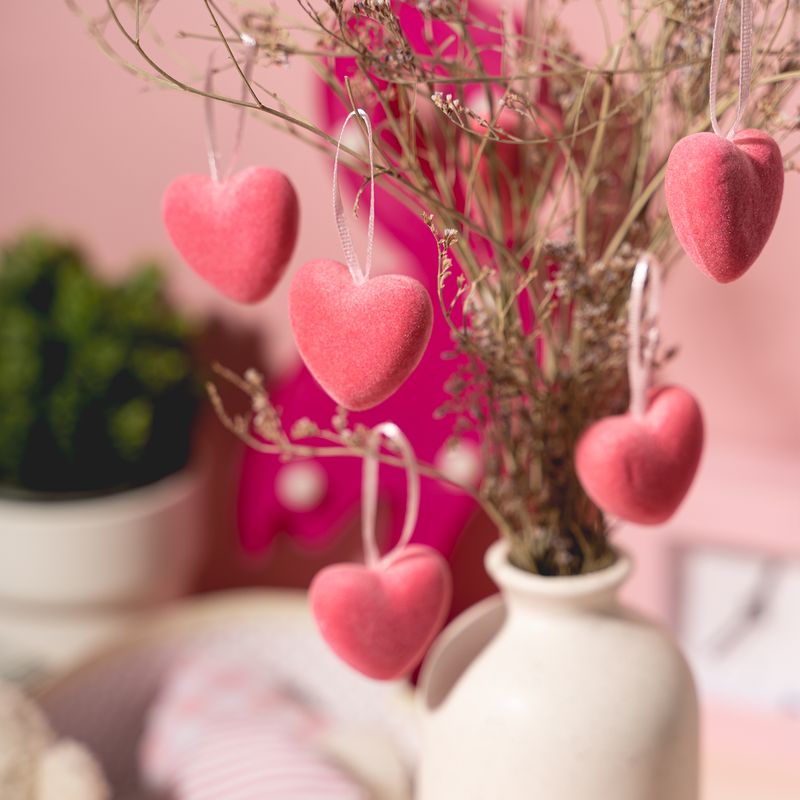 Набор подвесных декораций "Сердца", With Love, 8 шт., в ассортименте