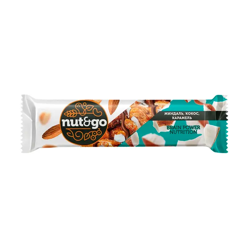 Батончик, Nut and Go, 34 г, в ассортименте