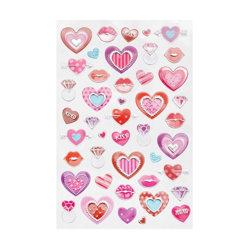 Наклейка "Любовь", With Love, 21х14 см, в ассортименте