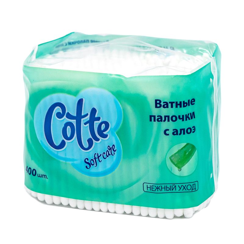 Ватные палочки, Cotte, 400 шт.