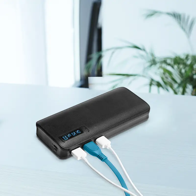 Портативное зарядное устройство с кабелем USB, FLARX, в ассортименте.