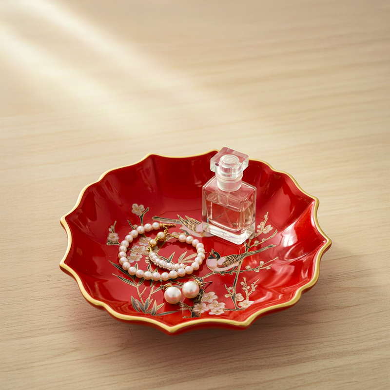 Декоративная тарелка для аксессуров и мелочей "Чуньдзи", в ассортименте