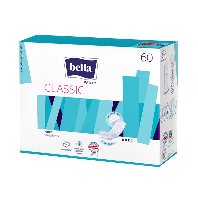 Ежедневные прокладки "Classic", Bella , 60 шт.