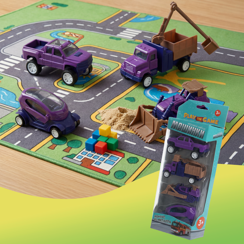 Игровой набор "Машинки", Play the Game, в ассортименте
