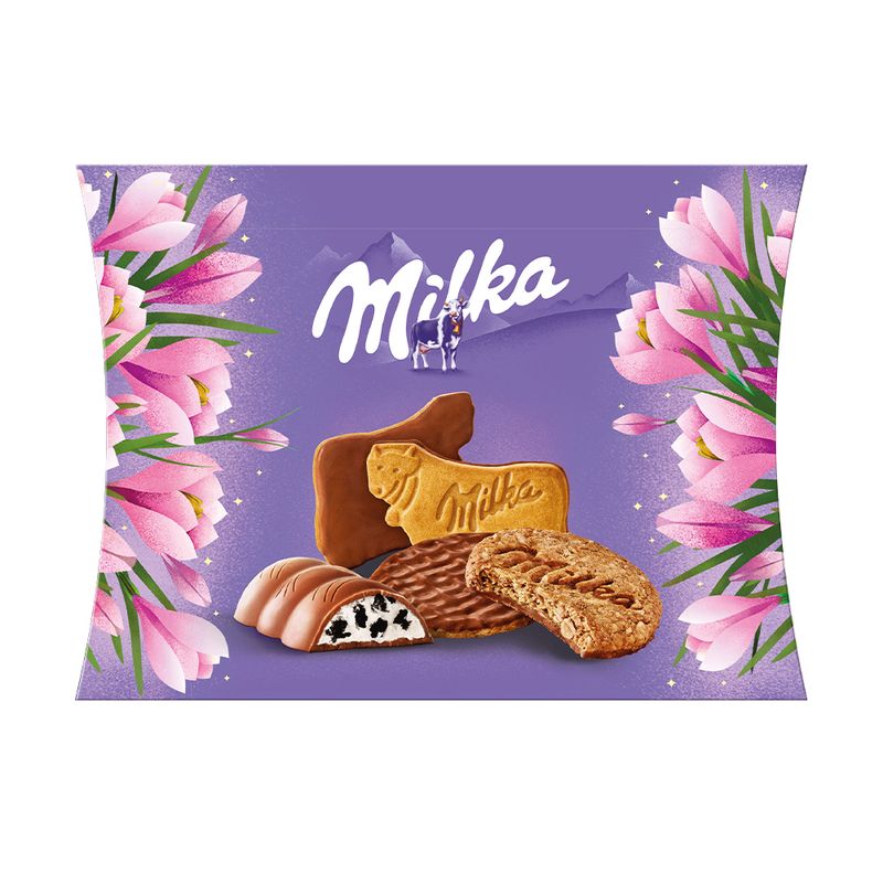 Набор печенья и молочного шоколада, Milka, 159 г