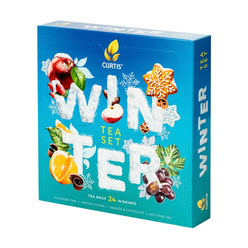 Чай ассорти CURTIS Winter Tea, 24 шт.