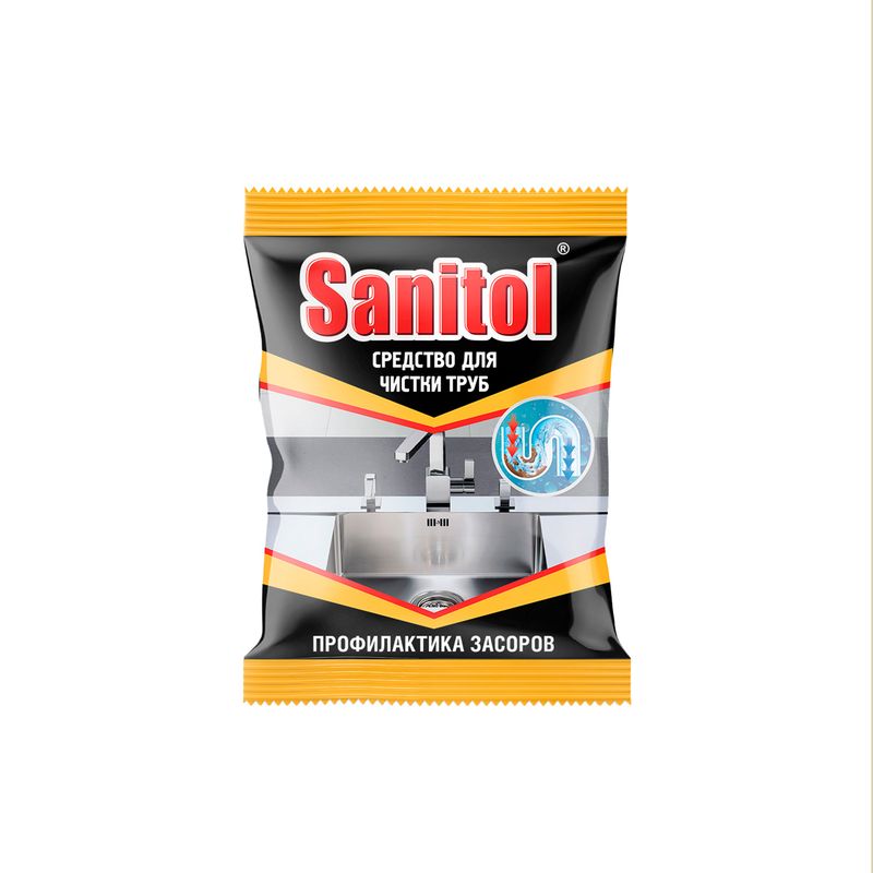 Средство для чистки труб, Sanitol, 90 г