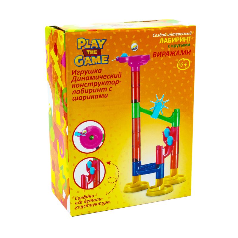 Игрушка "Динамический конструктор-лабиринт с шариками", Play the Game, в ассортименте