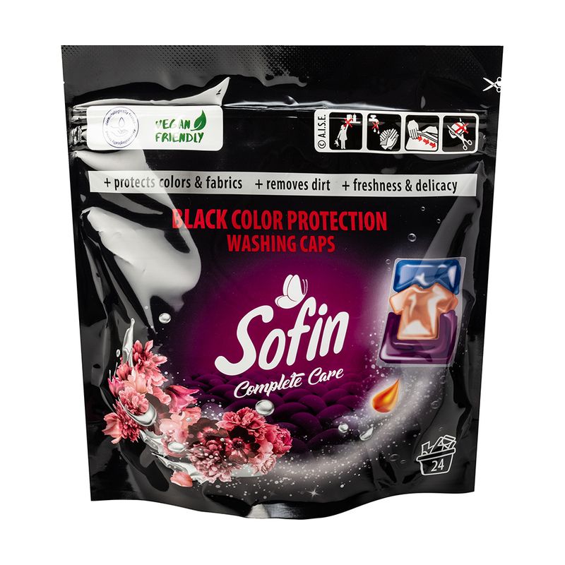 Капсулы для стирки Sofin Black, 24 шт.