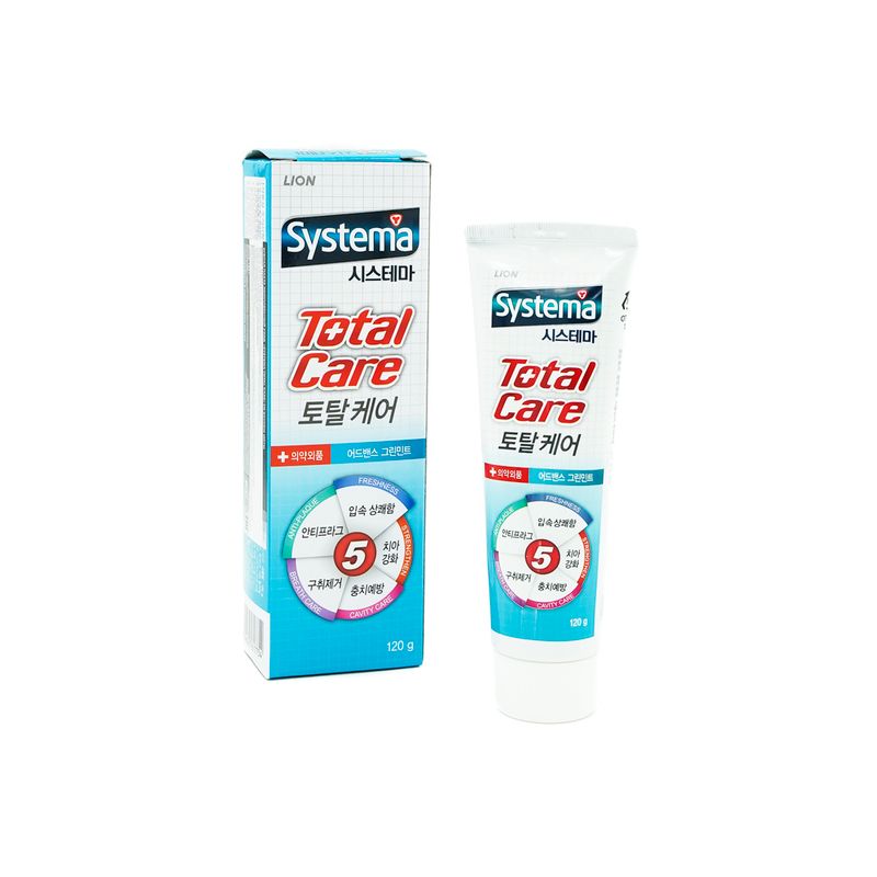 Зубная паста "Total Care", Lion Systema, 120 г, в ассортименте