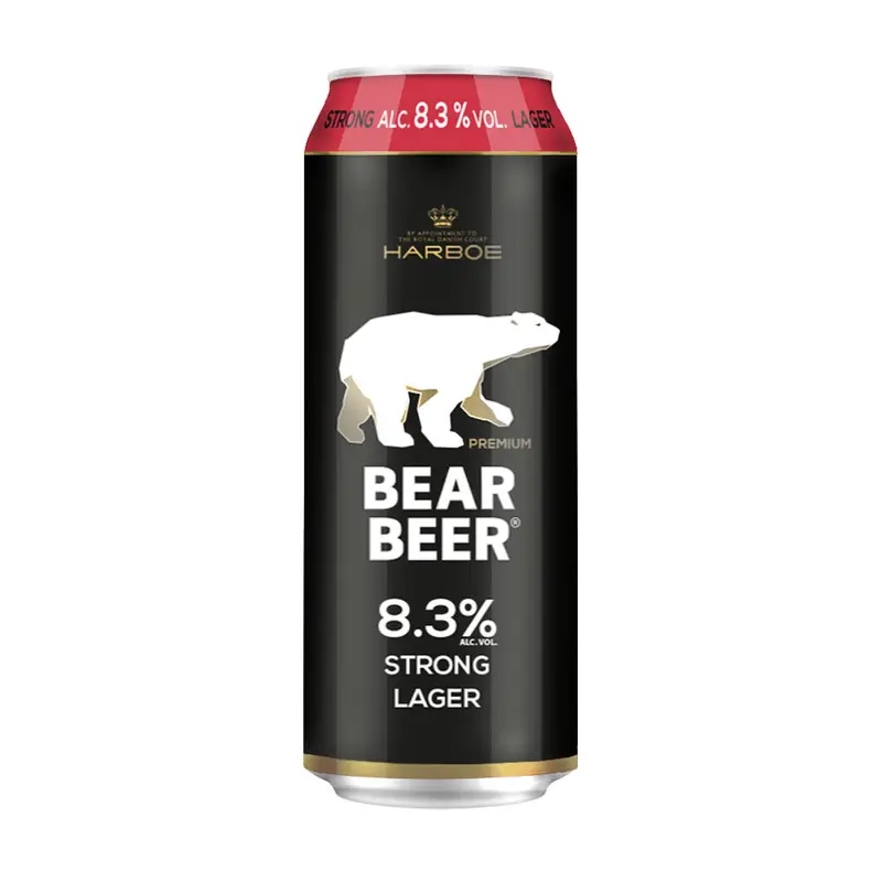 Пиво, BEAR BEER, 8,3%, 0,45 л