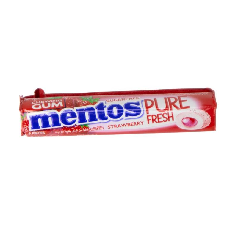 Жеват рез Mentos клубника 9 шт 15 г