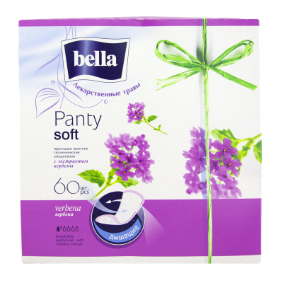 Ежедневные гигиенические прокладки Bella Panty Soft, 60 шт