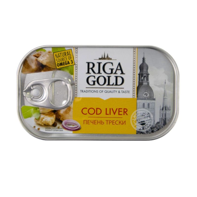 Печень трески Riga Gold 120г