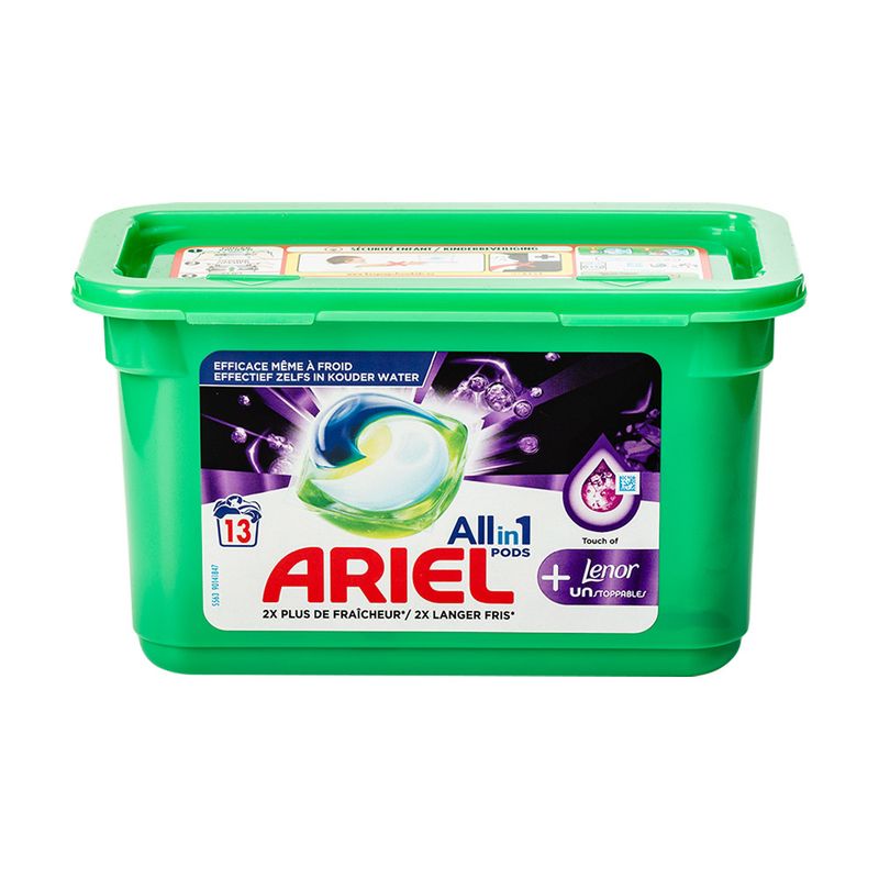 Капсулы для стирки, ARIEL All in 1 Lenor, 13 шт.