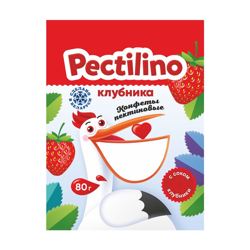 Конфеты пектиновые, Pectilino, с соком, 80 г, в ассортименте