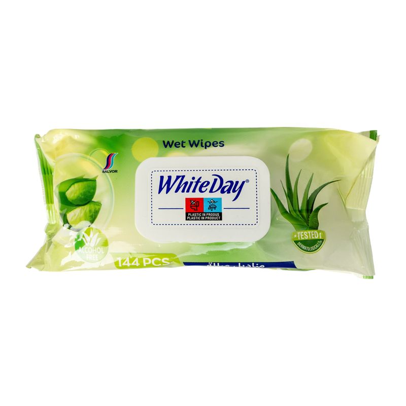 Влажные салфетки White Day, 144 шт.