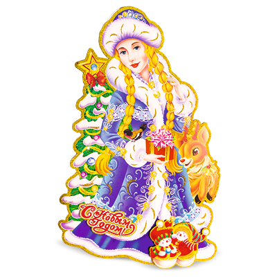 Декорация бумажная новогодняя