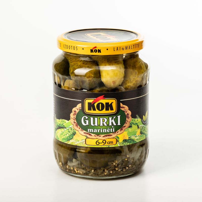Огурцы маринованные, КОК, 680 г