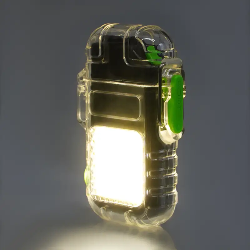 Фонарик-зажигалка на аккумуляторной батарее с кабелем USB, FLARX, в ассортименте