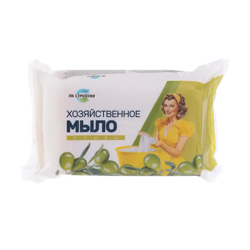 Мыло твёрдое хозяйственное с отдушкой, Стратегия, 72%, 180 г, в ассортименте