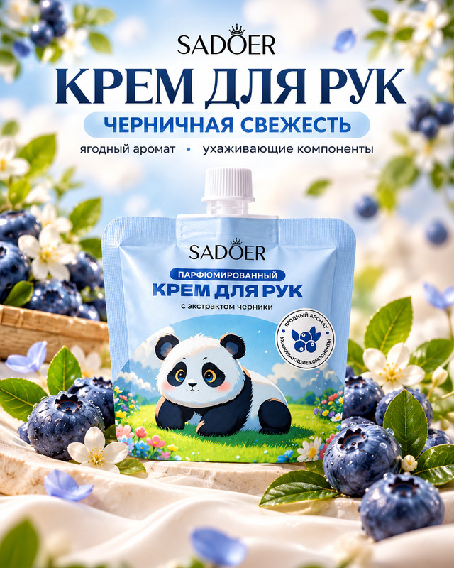Крем-уход для рук парфюмированный, SADOER, 30 г, в ассортименте