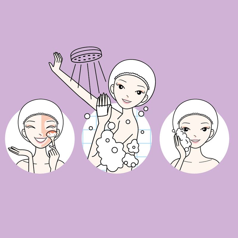 Шапочка для душа/SPA процедур, Lovely, в ассортименте