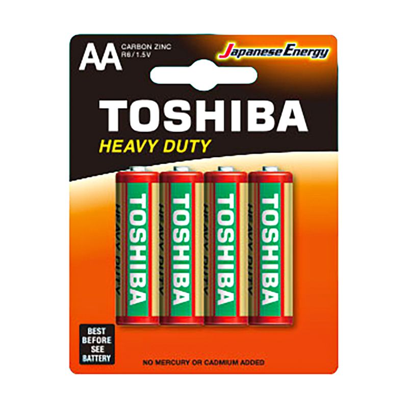 Батарейки, TOSHIBA, АА, 4 шт.