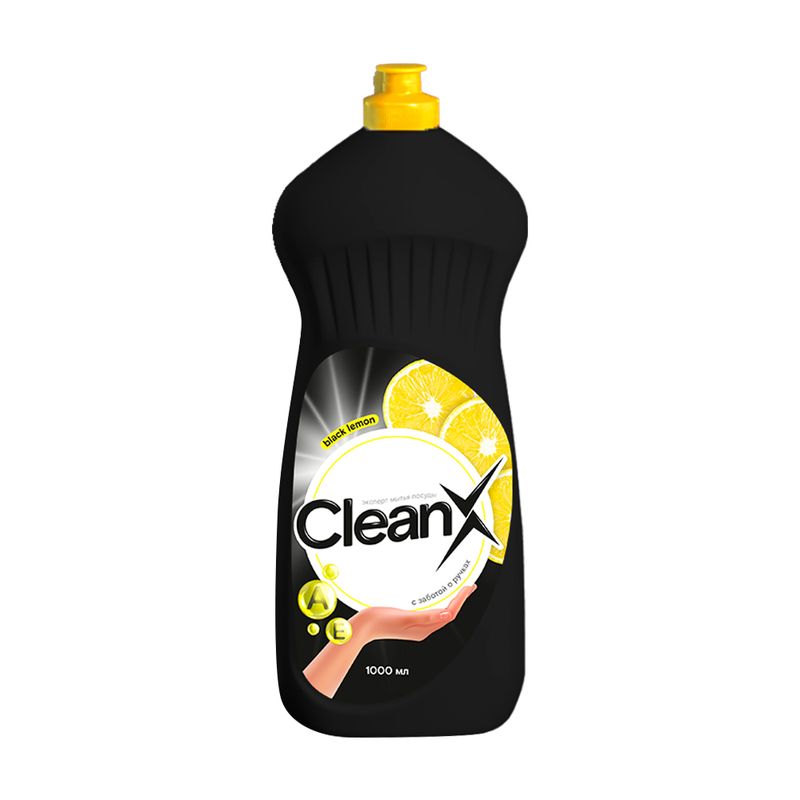 Гель-крем для мытья посуды, CLEANX, 1000 мл, в ассортименте