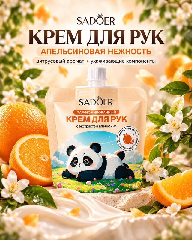 Крем-уход для рук парфюмированный, SADOER, 30 г, в ассортименте