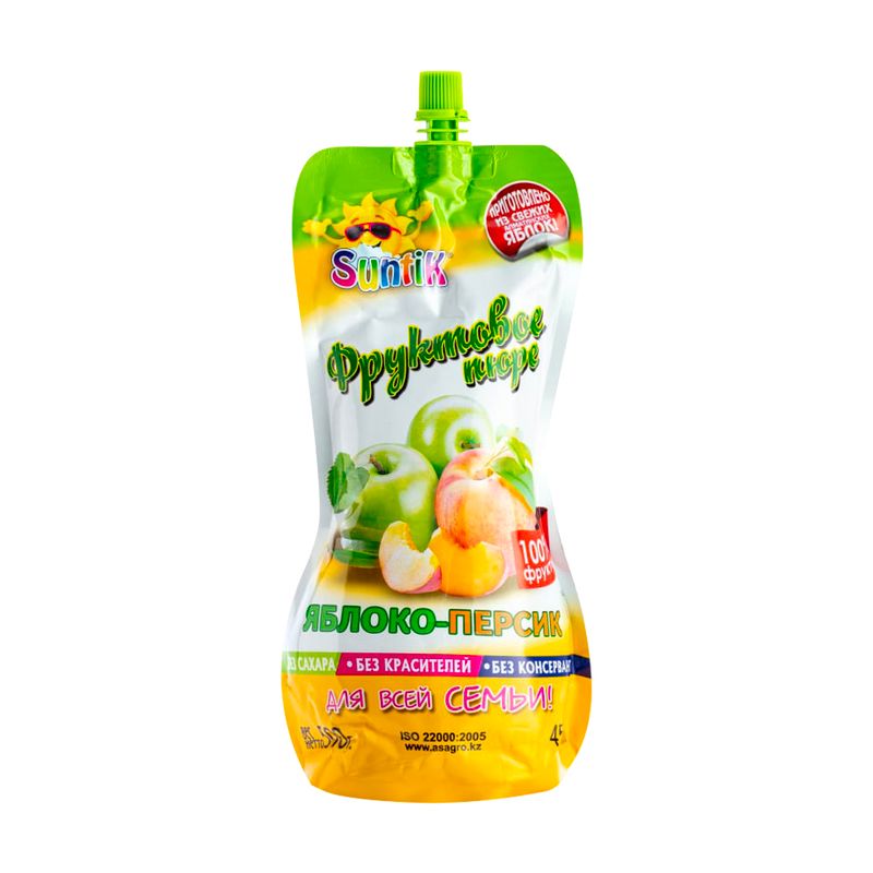 Фруктовое пюре, Suntik, 500 г, в ассортименте