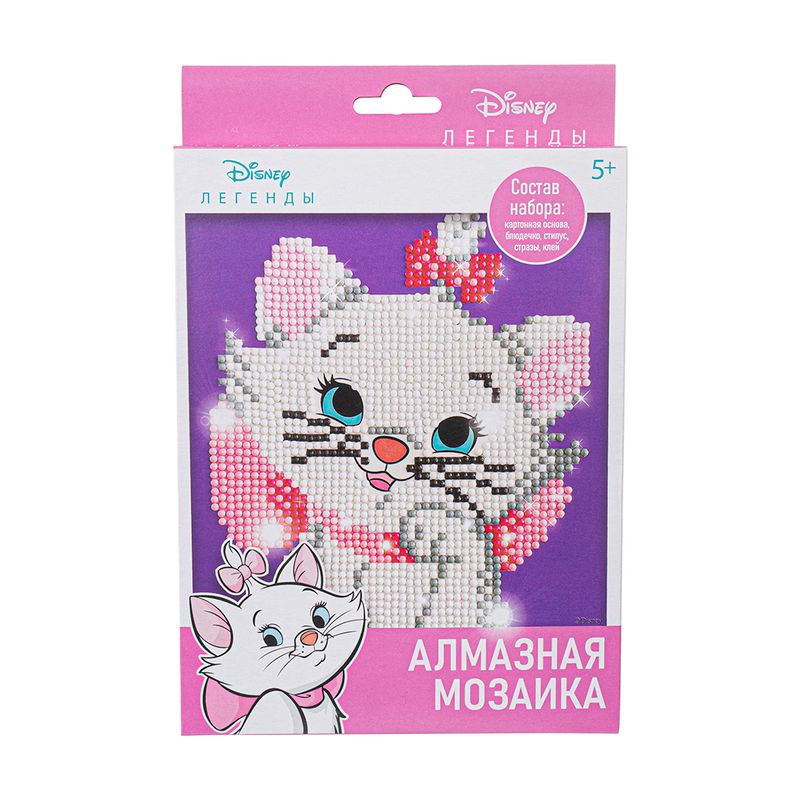 Картинка из алмазной мозаики, 20х15 см, в ассортименте