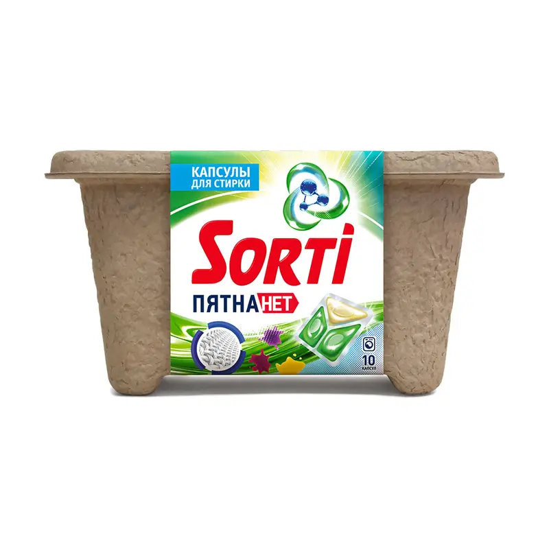 Капсулы для стирки, Sorti, 10 шт., в ассортименте