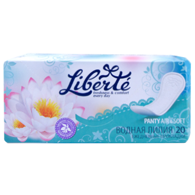 Ежедневные прокладки Liberte Водная Лилия, 20 шт