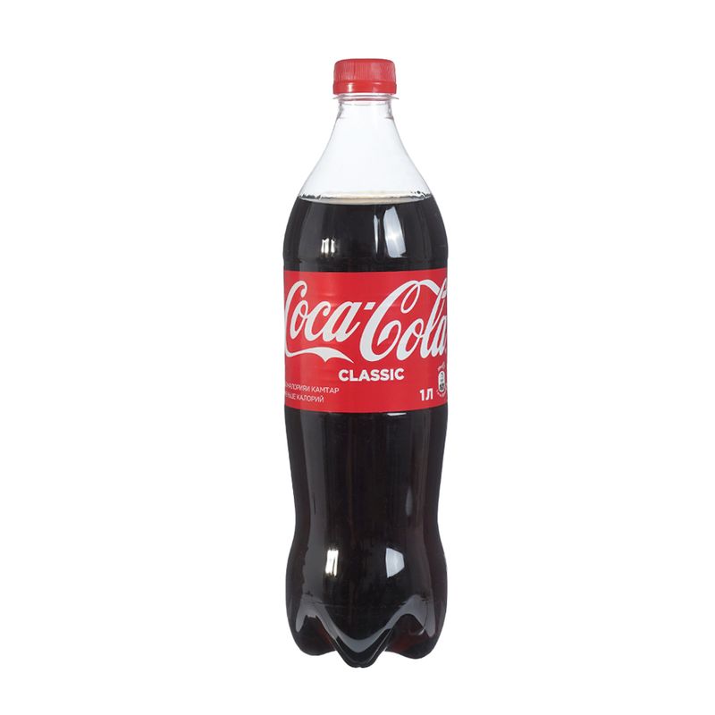 Напиток сильногазированный безалкогольный, Coca-Cola, 1 л